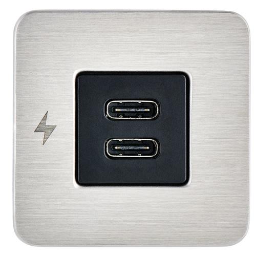 SCANSTRUT TILE 2XUSB-C 12/24V